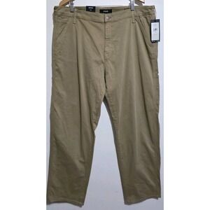 NEW Mavi Oxford Loose Fit Cargo Pants Men 38x32 Stretch Cotton Khaki Tan Twill